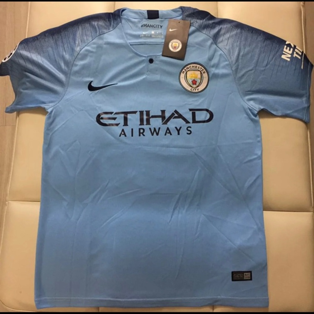 2019 ManCity - Aguero - Home Jersey - Medium